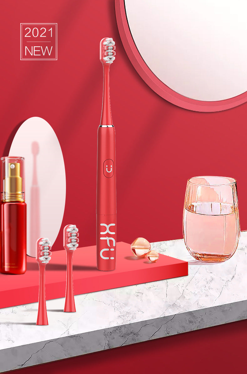 Seago SG-XF6 Electric Toothbrush, Sonic Vibration two-mode Power Toothbrushes for Adult Children, Soft Hair Electric Toothbrush