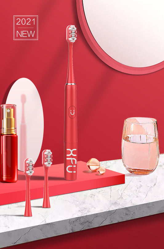 Seago SG-XF6 Electric Toothbrush, Sonic Vibration two-mode Power Toothbrushes for Adult Children, Soft Hair Electric Toothbrush