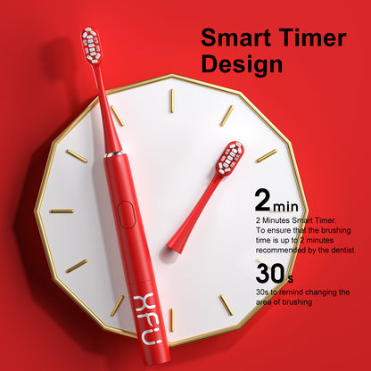 Seago SG-XF6 Electric Toothbrush, Sonic Vibration two-mode Power Toothbrushes for Adult Children, Soft Hair Electric Toothbrush