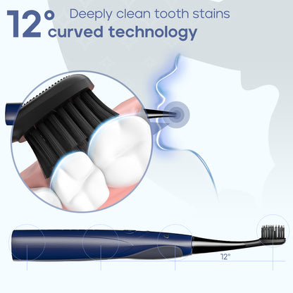 Seago SG-540 Electric Toothbrush, Sonic Vibration Five-mode Power Toothbrushes Rechargeable for Adult Children, Soft Hair Electric Toothbrush