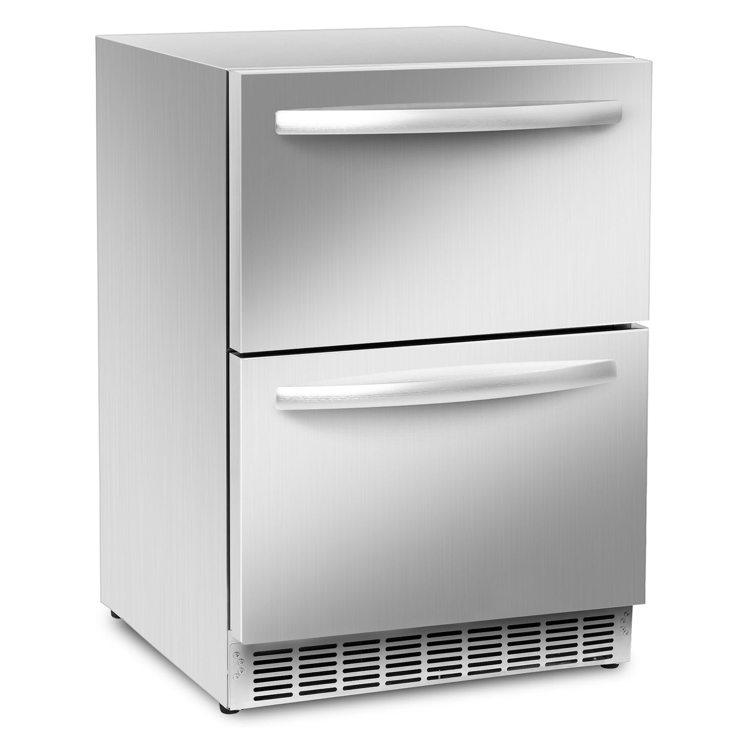 ICEJUNGLE 24 inch Undercounter Refrigerator, Outdoor Fridge for Patio, Wine and Beverage Refrigerator, Drawer Refrigerator Under Counter Fridge Ideal for Home and Commercial