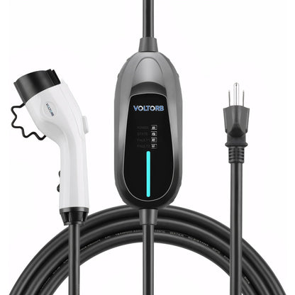 VOLTORB Level 1 Portable EV Charger (NEMA 5-15 /16A /110-120V /20ft) Electric Vehicle Charger Plug-in EV Charging Station-Cable UL Certified with J1772 Electric Cars