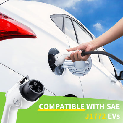VOLTORB Level 1 Portable EV Charger (NEMA 5-15 /16A /110-120V /20ft) Electric Vehicle Charger Plug-in EV Charging Station-Cable UL Certified with J1772 Electric Cars